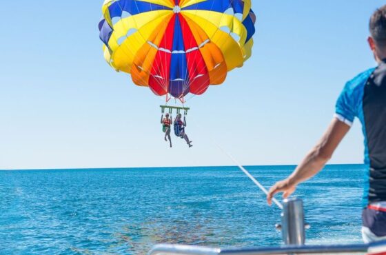 Parasailing Adventure on the Red Sea